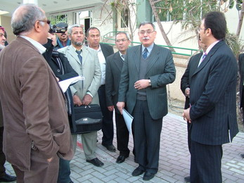A delegation from League of Arab States for Educational Affairs Visits IUG